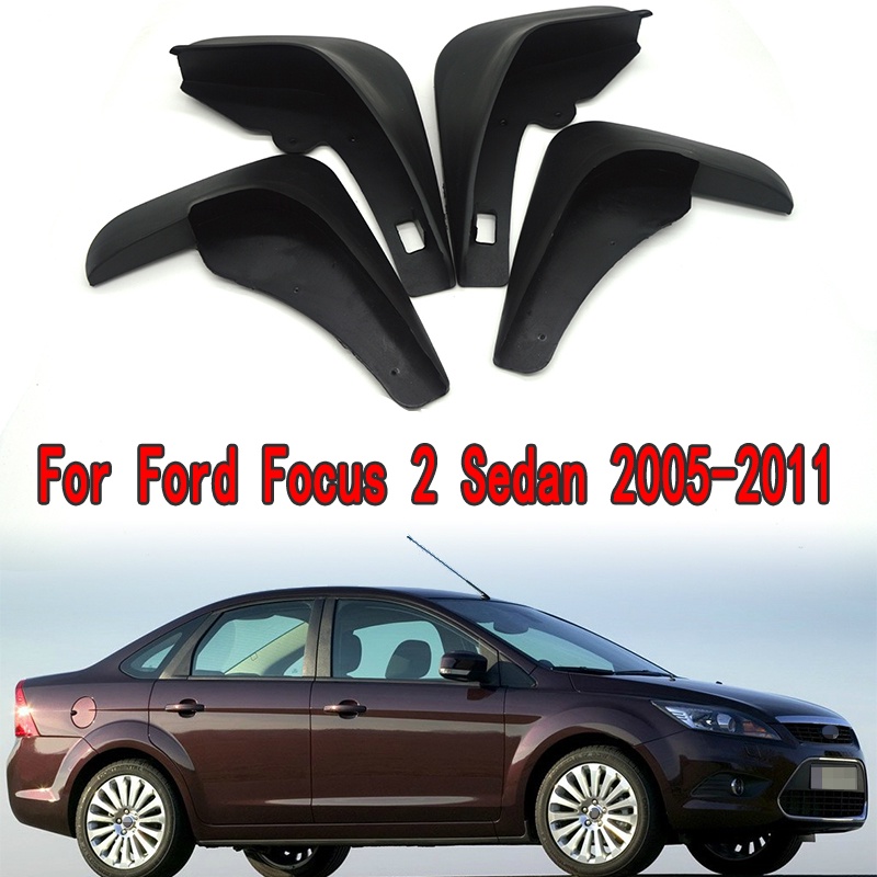 1 Set Mud Flap Pelindung Splash Untuk Fender Mobil Ford Focus 2 MK2 2005 2006 2007 2008 2009 2010 2011