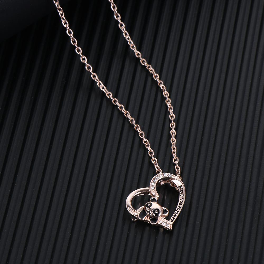 Lily Panda Kalung Wanita Lucu Selamanya Perhiasan Hadiah