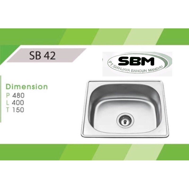 WASTAFEL CUCI PIRING STAINLESS || KITCHEN SINK ROYAL SB 42