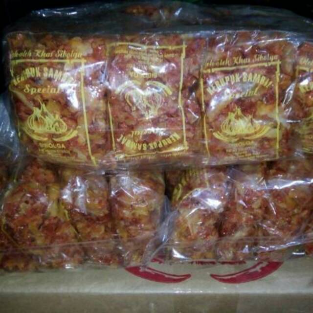 

Keripik sambal sibolga isi 20 pcs/pak keripik/ keripik sambal / keripik ubi/ keripik pedas