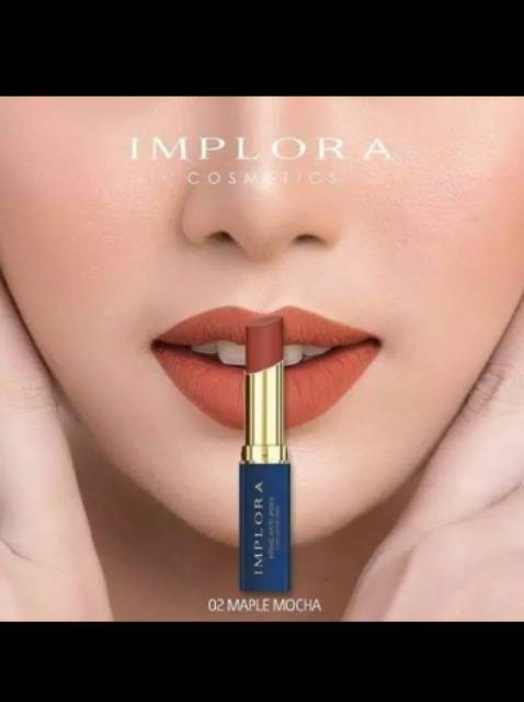 ❤mawarjingga❤ IMPLORA INTENS MATTE LIPSTIK lipstik putar implora