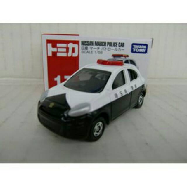 Miniatur Mobil polisi Nissan March Tomica 17