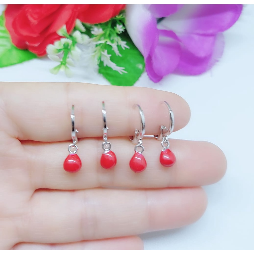 Anting-anting anak lapis emas perhiasan fashion A-C