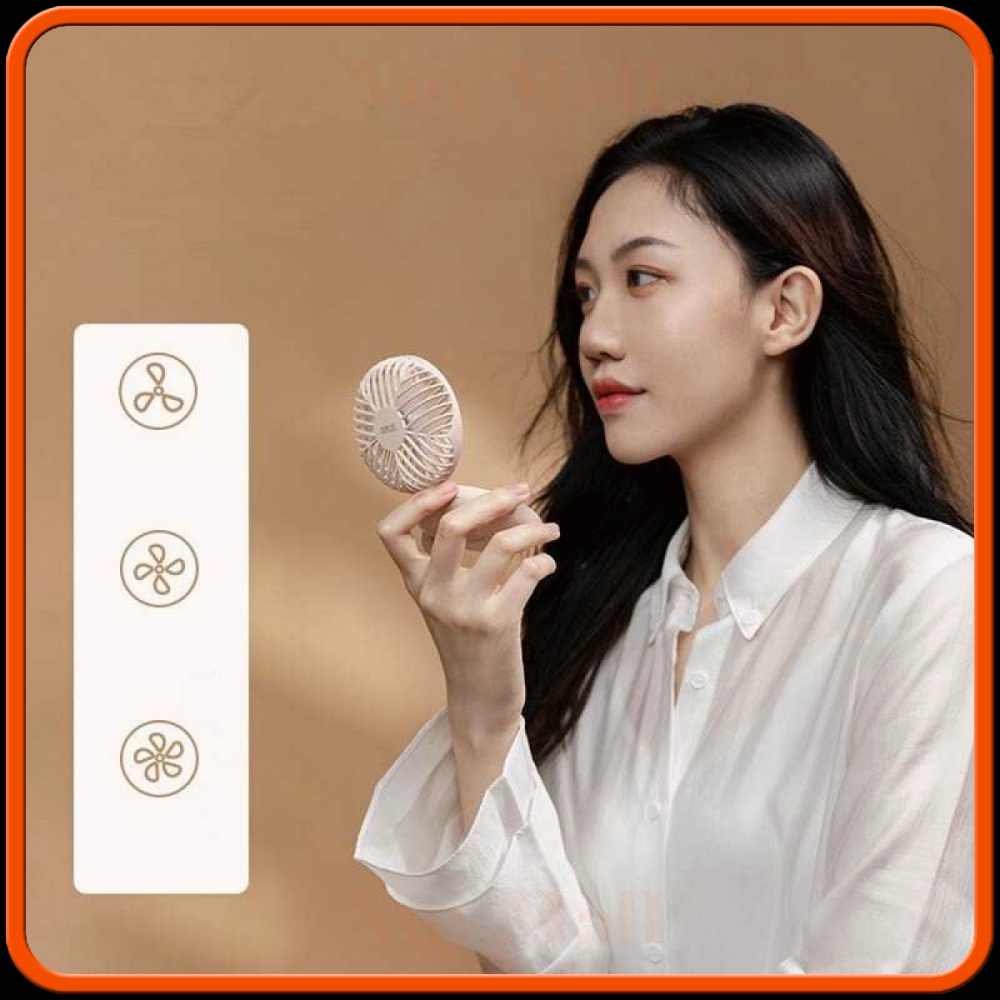 Cermin Lipat Make Up Mirror LED Light with Fan - DSHJ-S-1910