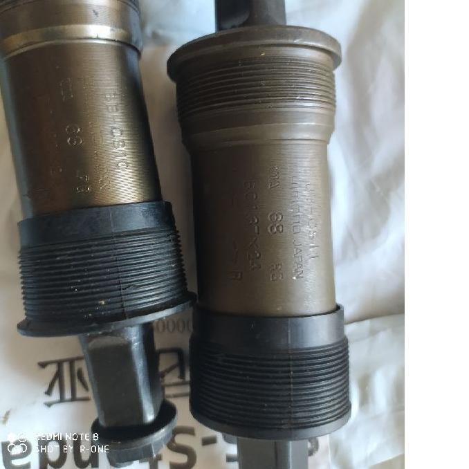 Paling Laku$  Bottom bracket shimano via japan 122mm mtb,bb kotak o((*▽))o