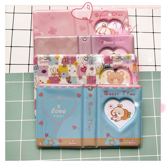 Kawaii Mini 3inch Album Foto Buku Penyimpanan Photocard