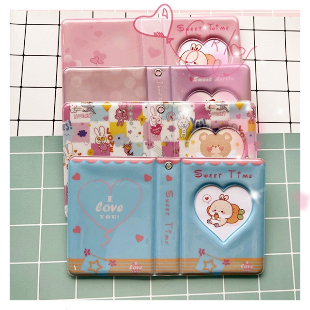 Ins 3inch Album Foto Mini Sweet Love Card Holder Photocard Collect Book