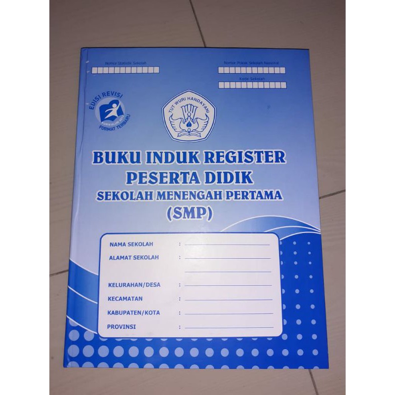 buku induk siswa smp k13