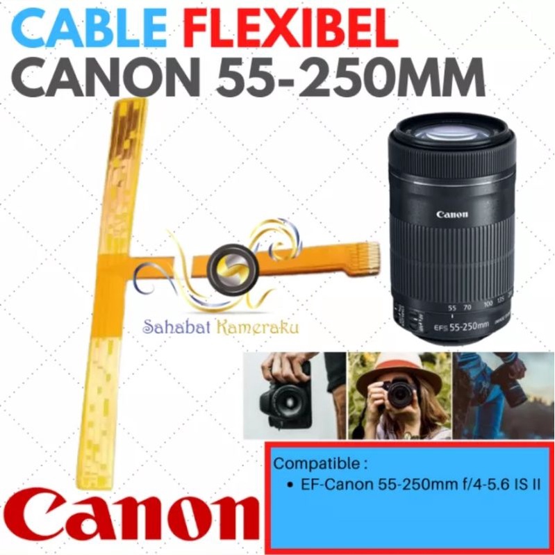 Jual Kabel Cable Flexible Flexibel Flexi Autofocus Autofokus Lensa Canon Is Ii Shopee