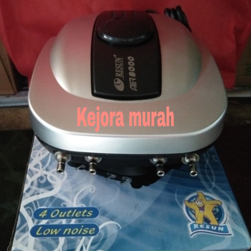 AERATOR RESUN AIR 8000 SURPASS AIR PUMP POMPA UDARA AQUARIUM KOLAM AIR PUMP