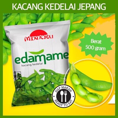 

❄LANGSUNG KIRIM❄ Minaku Edamame 500gr Siap Makan Siap Saji / Frozenfoods Murah