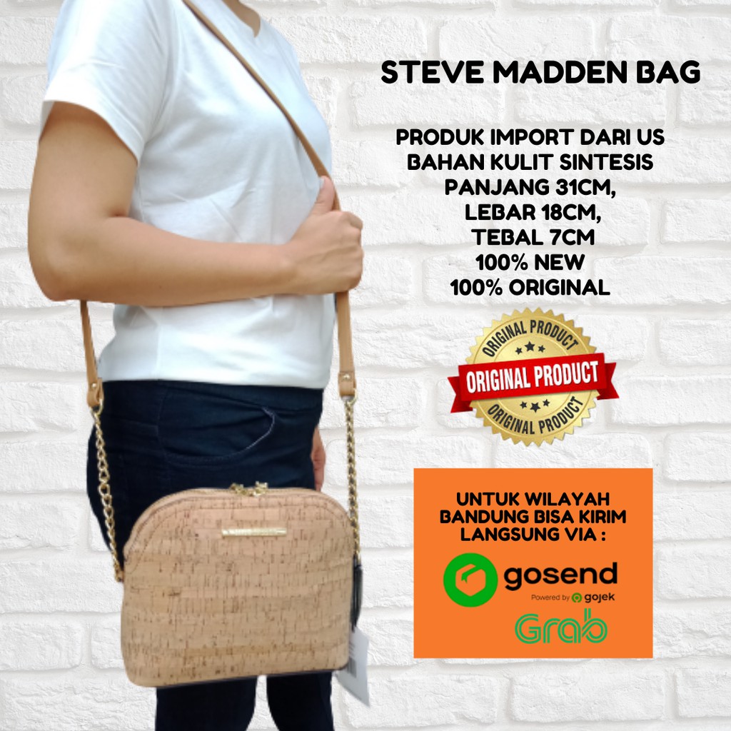 STEVE MADDEN  BAG NATURAL BMARYLIN ORIGINAL