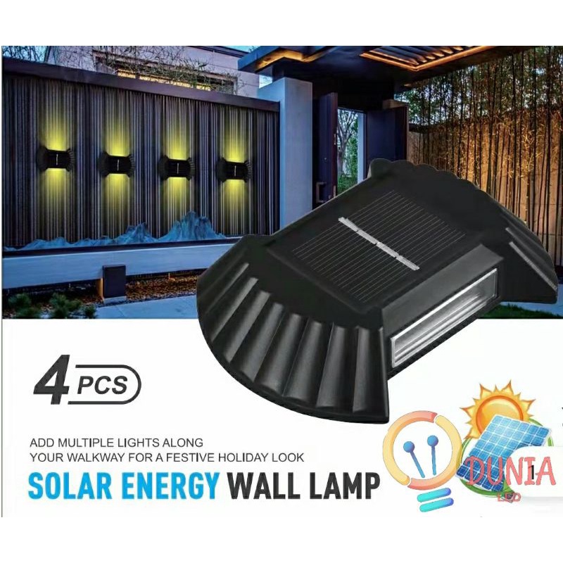 Lampu Dinding Solar Tenaga Surya 2 Arah / Solar Energy Wall Lamp Type JJ 01