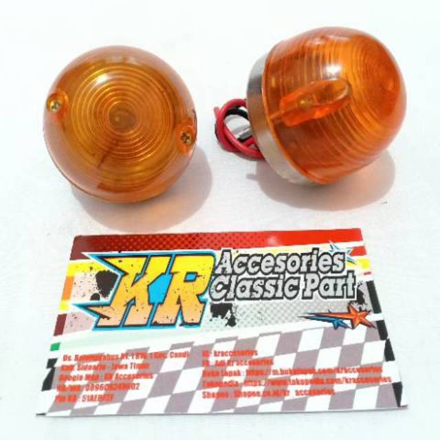 Lampu Sein C70 Depan Model Standart Mini