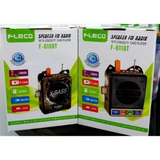 Speaker Fleco Radio Bluetooth F-6188T, F-6118T