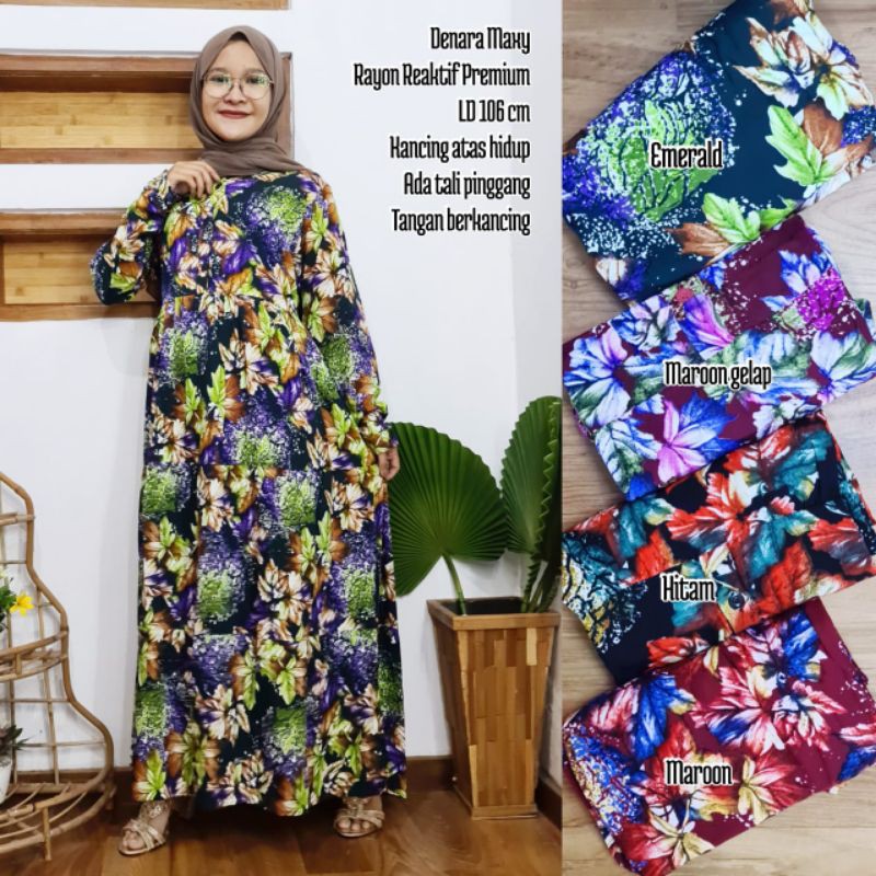 Gamis rayon LD ±106 //JF673