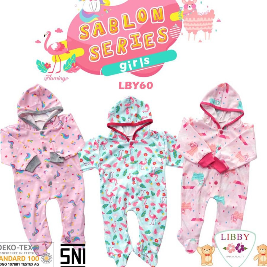 LIBBY BAJU JUMPER BAYI TUTUP KAKI TANPA TOPI