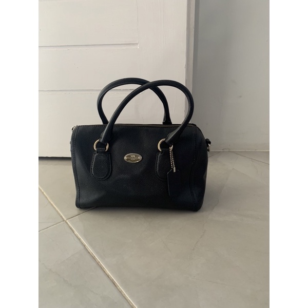 Tas Coach Bag Preloved Authentic Asli Ori Black Hitam