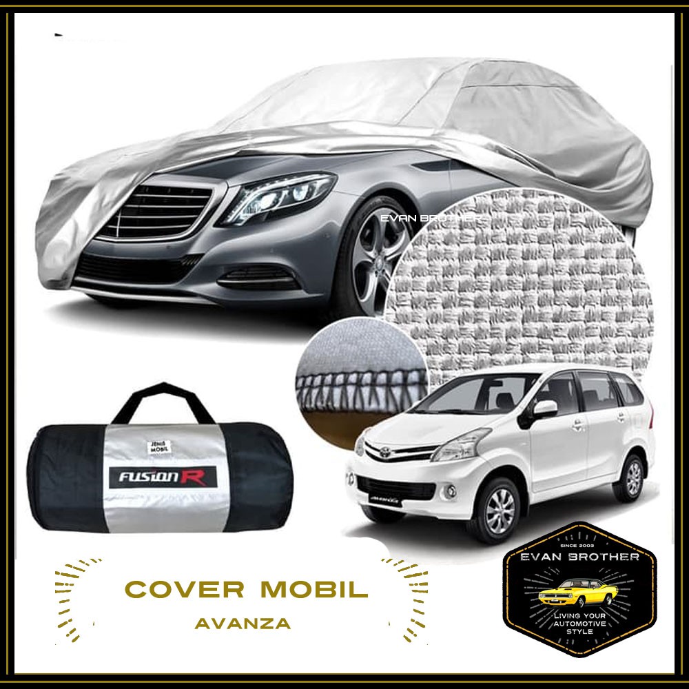 Cover Mobil Avanza Waterproof / Sarung Mobil Putih Avanza Xenia Waterproof