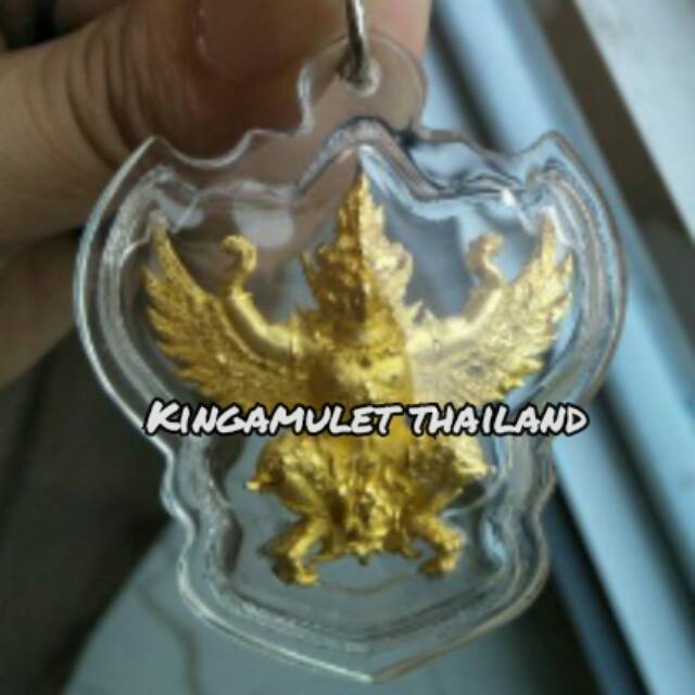 Roop amulet Phra Garuda non brass ( Khrut ) LP Kheow Wat Huay Ngor
