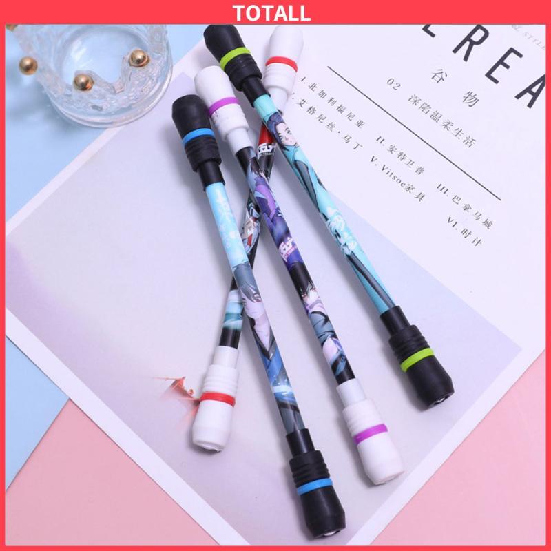 COD Anime Rotary Decompression Pen Siswa Dewasa Kompetisi Pena yang Dapat Ditulis-Totall