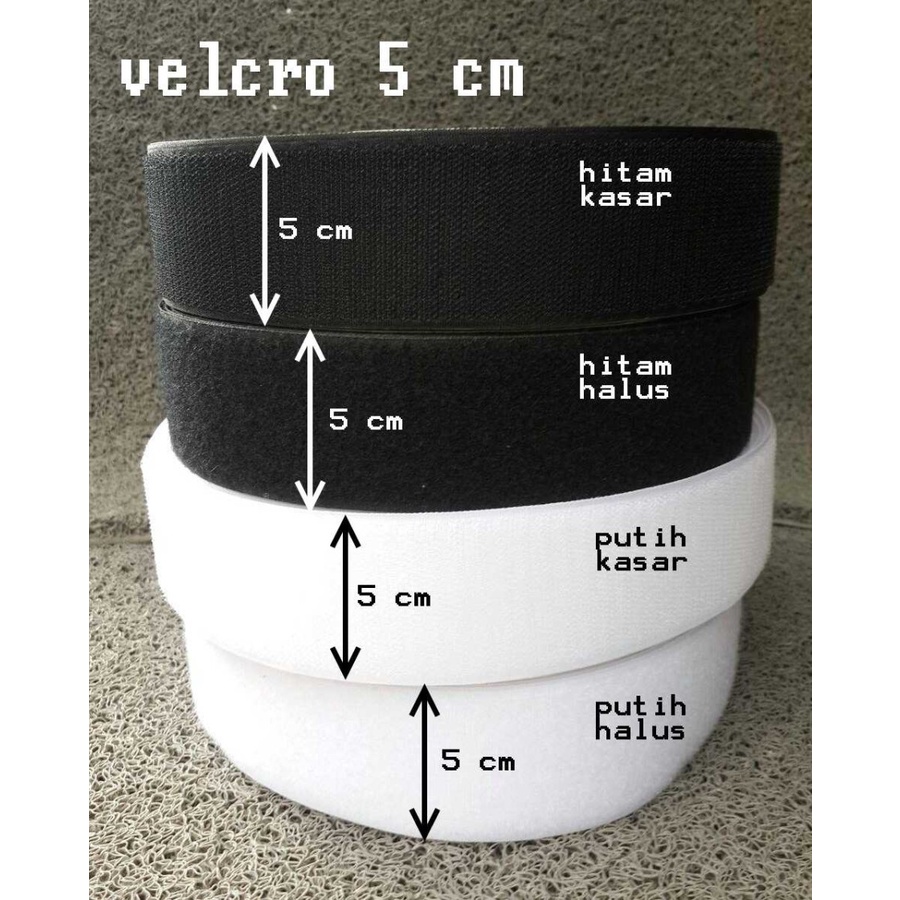 Roll Velcro 5 cm 50 mm Perepet Magic Tape 5cm Perekat 2&quot; inch 50 mm