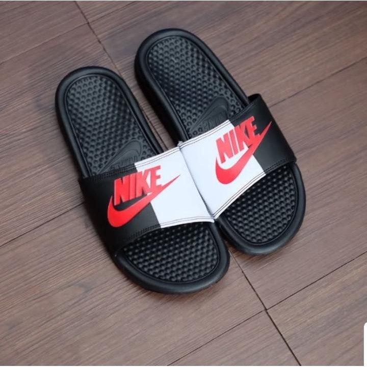 OBRAL..!! SENDAL NIIKE BENASSI SLIDE SANDAL SPORT PRIA WANITA FLIP FLOP JOKER