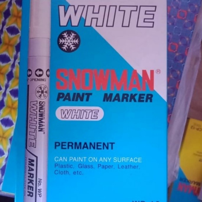 

Cantik Spidol Snowman Paint Marker Harga 1 Pack Isi 12 Pcs Limited