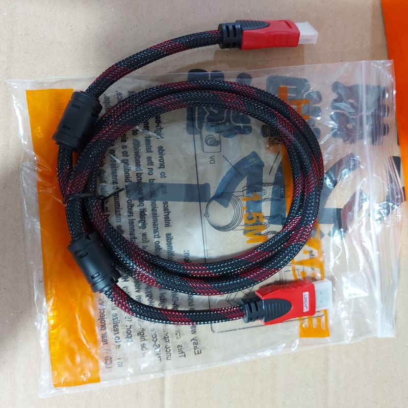 Kabel HDMI Male - Male/ Cowo - Cowo/ HDMI to HDMI Penyambung STB ke TV Smart