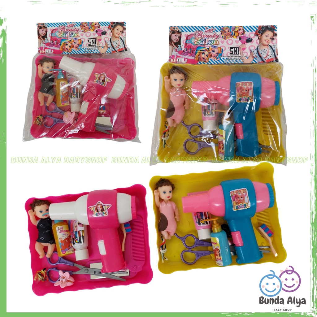 Promo Fancy Kit Mainan Anak Set Salon Beauty Hairdryer / Mainan Anak Perempuan - Set Mainan Anak Perempuan Beauty Salon - Mainan Salon-Salonan Anak - Mainan Beauty Play set - Mainan Anak SNI