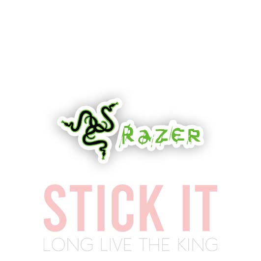 

Stiker sablon setrika DTF kaos baju sticker vinyl razer gamer 43
