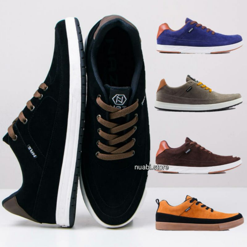 HARRISON Sepatu Sneakers Pria Casual Suede ORIGINAL NAZ