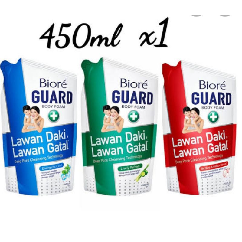 Jual BIORE GUARD SABUN CAIR 450ML KIRIM ACAK Shopee Indonesia