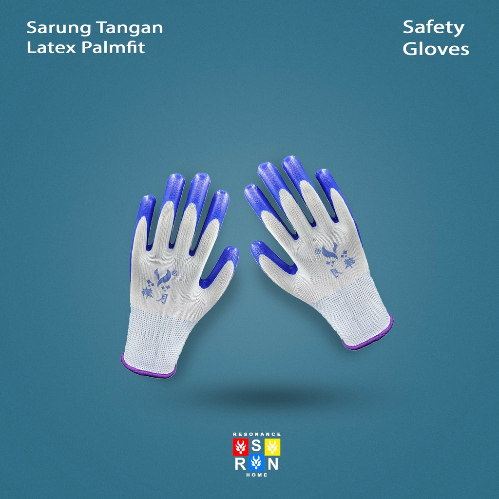 Sarung Tangan Latex Karet Palmfit  | Sarung Tangan Tukang | Sarung Tangan Kerja | Safety Gloves