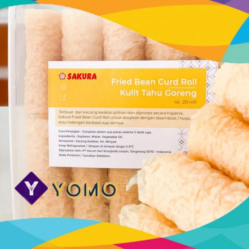 

Ring Roll Kembang Tahu Gulung Sakura isi 20 roll Steamboat Hot Pot Shabu