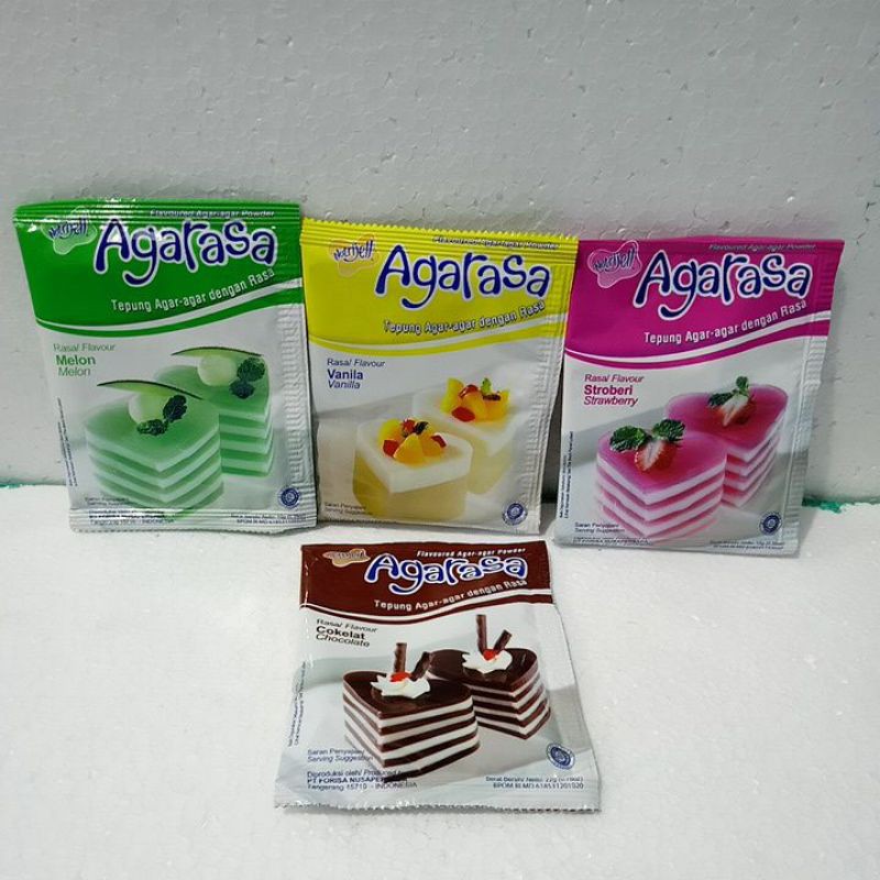 

Agarasa/Tepung agar-agar rasa buah 10 g