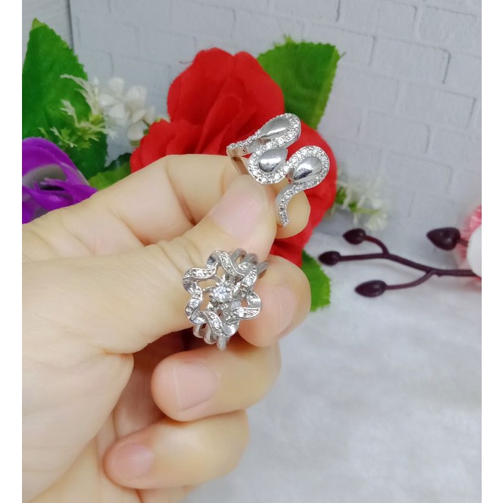 Cincin xuping permata Fashion jewelry 028A-031A