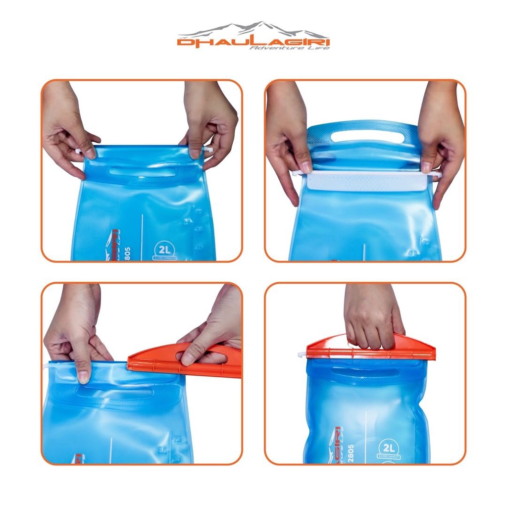 Water Bladder DHAULAGIRI 2805 2 LITER Kantung AIr Minum Ultraligt Waterbladder DH 2806 Bersepeda Hiking