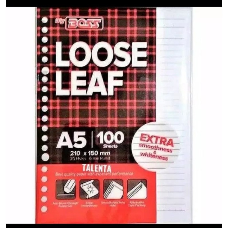 

Lose Leaf A5 100 Boss / Isi Binder A5 100