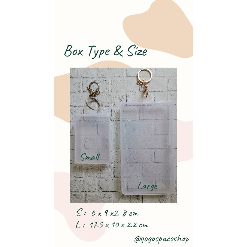 

PREMIUM BOX MASKER / MASK BOX / PLAIN LARGE SIZE (BOX ONLY WITHOUT STICKER & KEYCHAIN)