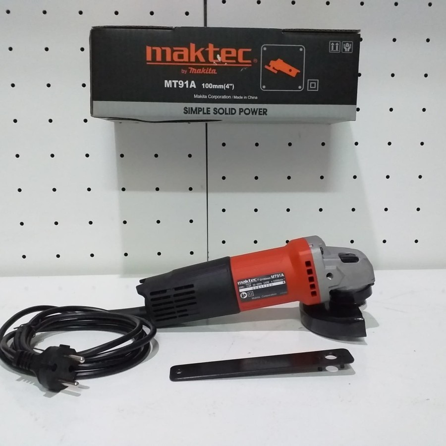 Maktec MT91A  MT 91 A Mesin Gerinda 4&quot; mt91 mt 91a makita grinda