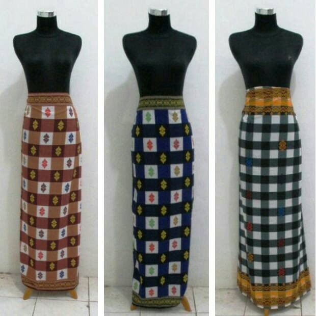 Ready Sarung Catur khas Bali kain Motif Kotak kotak TERMURAH