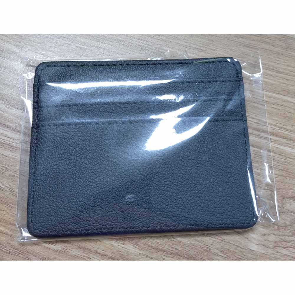 Dompet Kartu Bahan Kulit ID Card Holder Simpan ATM, Credit Card, EMoney, Trans jakarta, Akses Masuk dst  Slim pria wanita TRASSORY Men Women Durable Slim Simple Travel Lichee Leather Bank Business ID Card Wallet Holder Case with Coin Purse