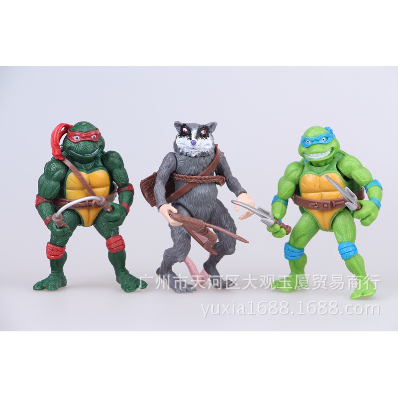 6pcs Set Mainan Action Figure Ninja Turtles Shopee Indonesia