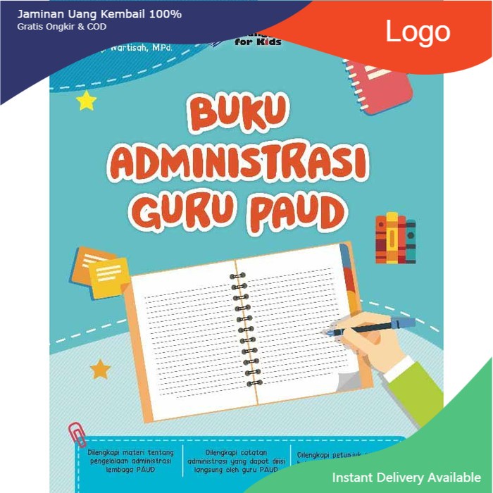 ORIGINAL BUKU ADMINISTRASI GURU PAUD DR TJITJI ERLANGGA FOR KIDS