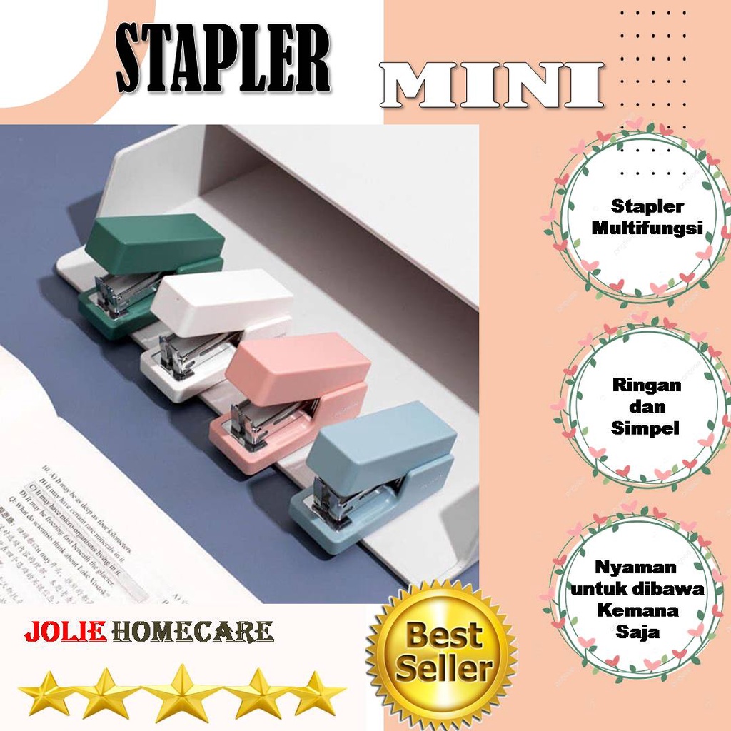 

Stapler Memutar Deli-Deli Set Stapler Mini Stapler Multifungsi Sederhana NS083