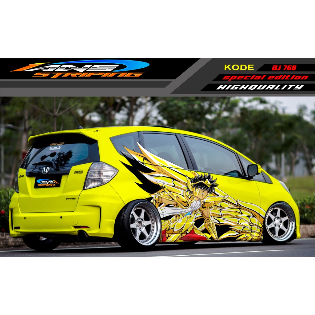 STICKER DECAL MOBIL HONDA BRIO AGYA JAZZ AVANZA YARIS / DECAL STICKER MOBIL JAZZ / STIKER MOBIL