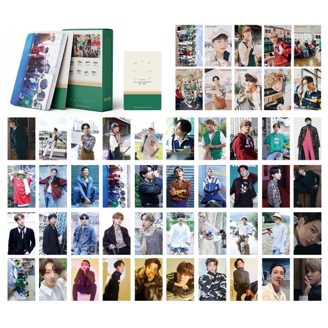 55pcs / Set Kartu Pos Lomo Foto KPOP Bangtang Boys Season 's Ablum 2022