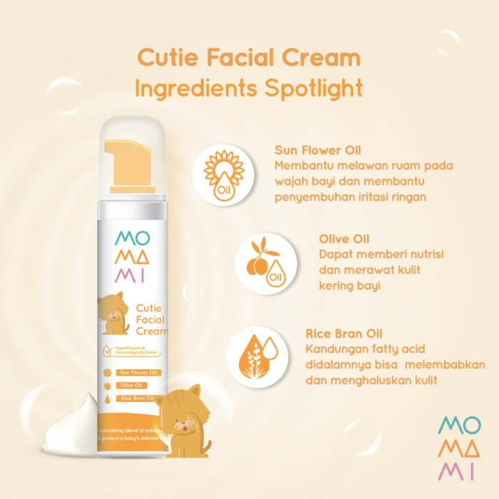 Momami Cutie Facial Cream 50gr