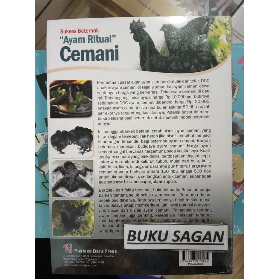 Buku Sukses Beternak Ayam Ritual Cemani Ori Ori In Shopee Indonesia